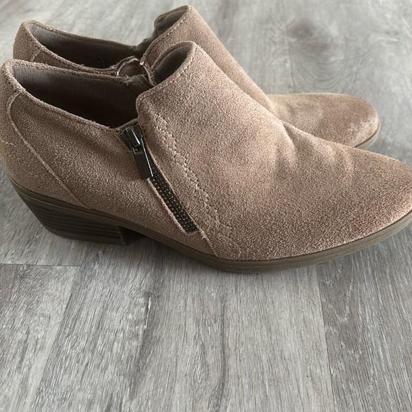 Earth Origins Collette Cheryl Brown Suede Ankle Boots 8.5 - Picture 1 of 7